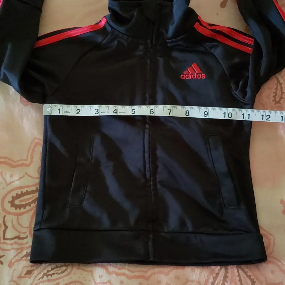 Bundle Red and Black Set Stripes Lines Athletic Sport Matching Set Track Suit Ja - Picture 6 of 16